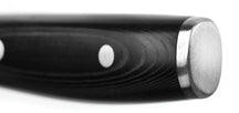 Yaxell Ran Kochmesser mit Antihaft-Noppen, 20 cm – 69-lagiger Damaststahl – Griff aus Canvas-Micarta