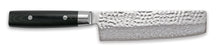 Yaxell Nakirimes Zen 16,5 cm – 37-lagiger Damaststahl aus Edelstahl – Griff aus Canvas-Micarta