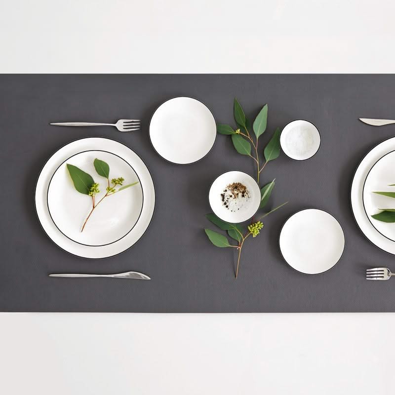 ASA Selection Speiseteller A Table Ligne Noire ø 26,5 cm - 4 Stück