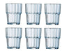 Arcoroc Tumbler Norvege Gehärtetes Glas 200 ml - 6 Stücke