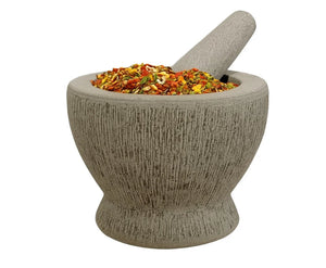 Cookinglife Mörser aus Granit - Grau - ø 14 cm