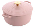 BK Braadpan Bourgogne Blush Pink Gietijzer ø 24 cm / 4.2 Liter