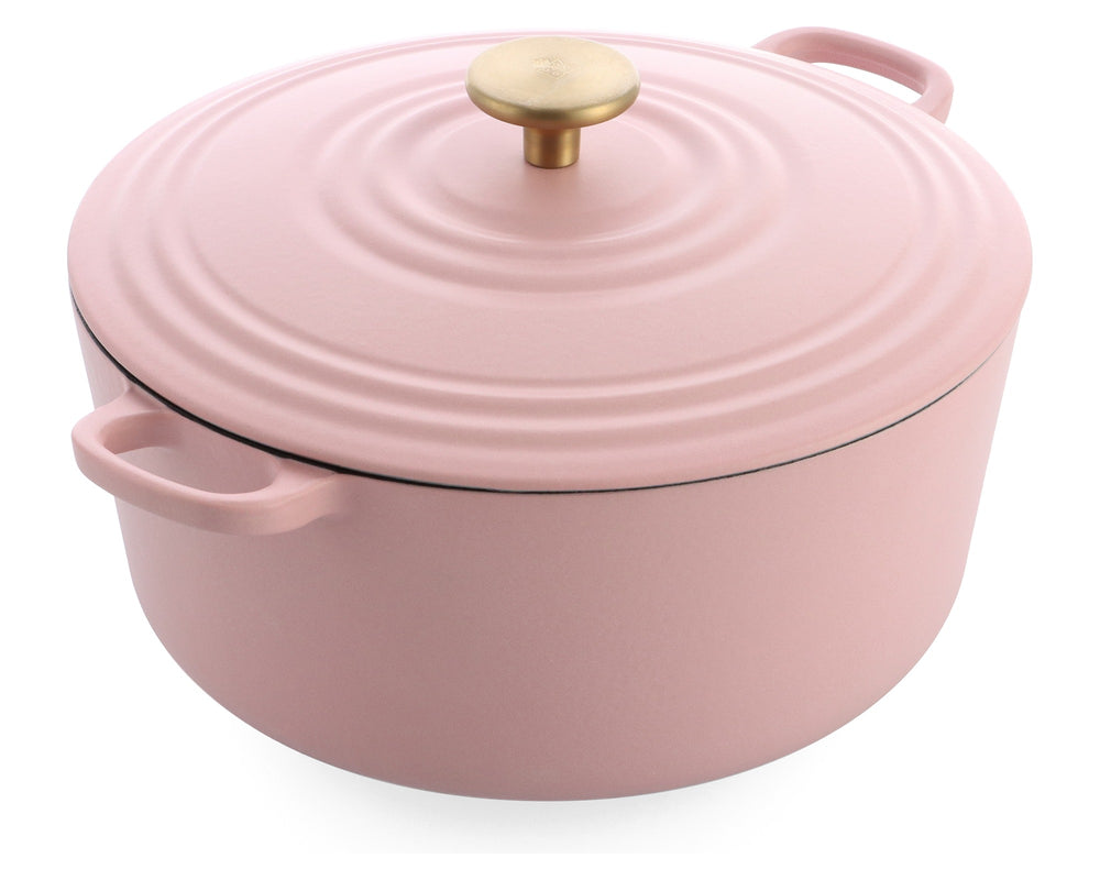 BK Braadpan Bourgogne Blush Pink Gietijzer ø 28 cm / 6.7 Liter