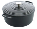 BK Bräter Bourgogne Earl Grey Gusseisen ø 28 cm / 6,7 Liter - emaillierte Antihaftbeschichtung