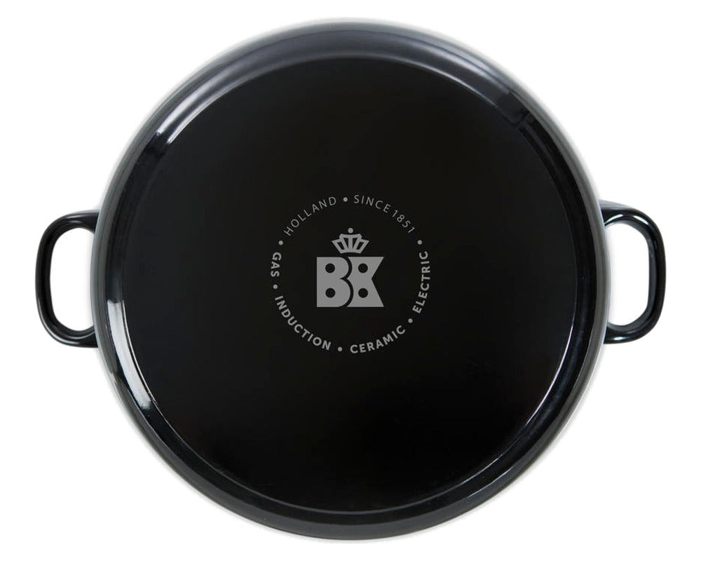 BK Braadpan Bourgogne Jet Black Gietijzer ø 20 cm / 2.5 Liter - onderaanzicht