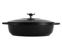BK Lage Braadpan Bourgogne Jet Black Gietijzer ø 28 cm - zijaanzicht