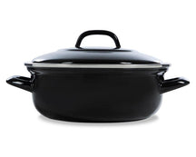 BK Braadpan Fortalit Emaille Zwart ø 20 cm / 1.4 Liter - zijaanzicht