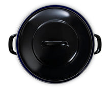 BK Braadpan Fortalit Emaille Zwart ø 24 cm / 2.5 Liter - bovenaanzicht