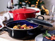 BK Braadpan Fortalit Emaille Zwart ø 26 cm / 3 Liter - sfeerbeeld 5
