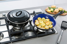 BK Braadpan Fortalit Emaille Zwart ø 36 cm / 7.5 Liter - sfeerbeeld 3