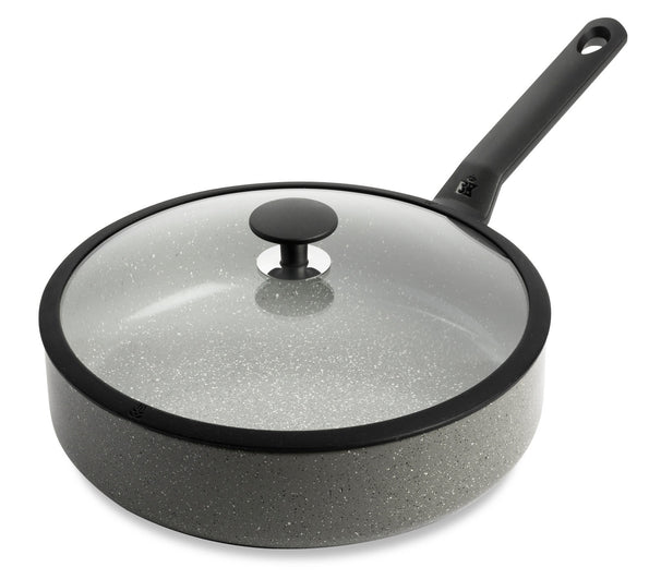 BK Schmorpfanne mit Deckel Granite Grau ø 28 cm / 4,2 Liter - keramische Antihaftbeschichtung