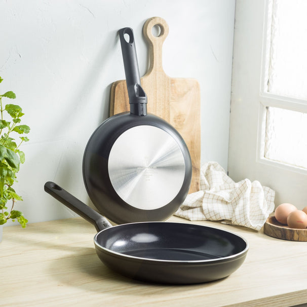 BK Bratpfannenset Easy Induction 2-teilig - ø 24 & 28 cm - keramische Antihaftbeschichtung