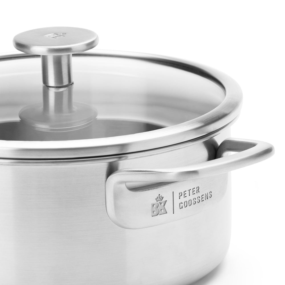 BK Kookpan Peter Goossens Maestro 3-Ply RVS ø 18 cm / 2.1 Liter - detail 1