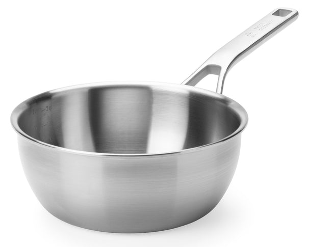 BK Sauteuse Peter Goossens Maestro 3-Ply Edelstahl ø 20 cm / 2,4 Liter - ohne Antihaftbeschichtung
