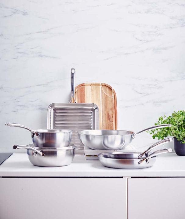 BK Sauteuse Superior Tri-Ply Edelstahl ø 20 cm - ohne Antihaftbeschichtung