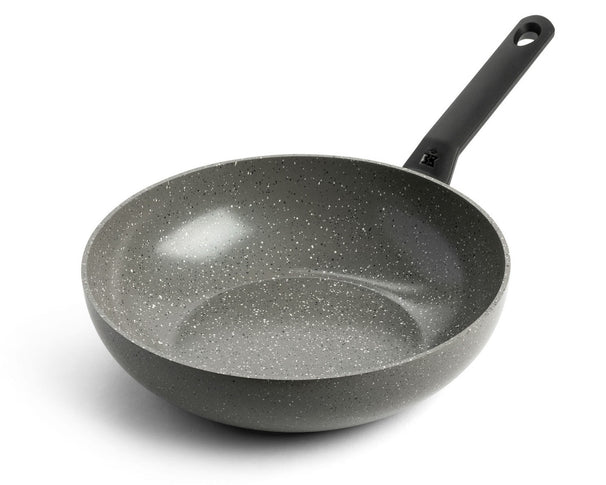 BK Wokpfanne Granite ø 28 cm / 3,7 Liter - keramische Antihaftbeschichtung