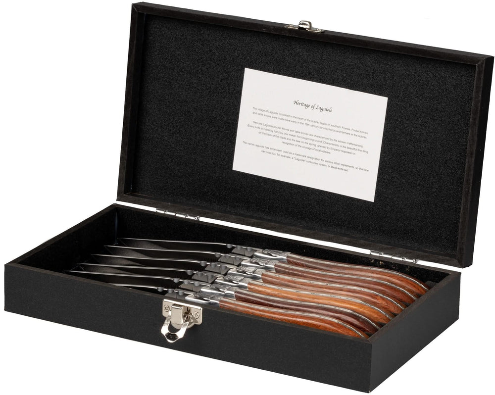 Blackwell Steakmesser Laguiole - Rosenholz - 6 Stück