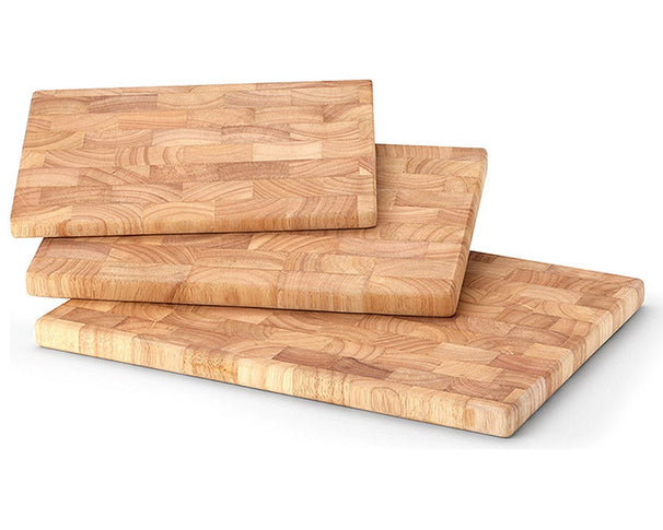 Continenta Holz Schneidebrett - Stirnholz - 35 x 25 cm