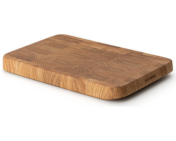 Continenta Holz Schneidebrett - Eichen Stirnholz - 27 x 18 cm