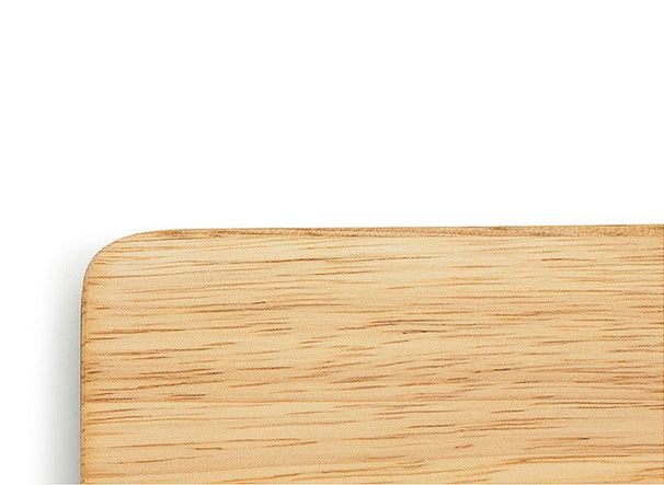 Continenta Holz Schneidebrett - Gummibaumholz - 29 x 18,5 cm