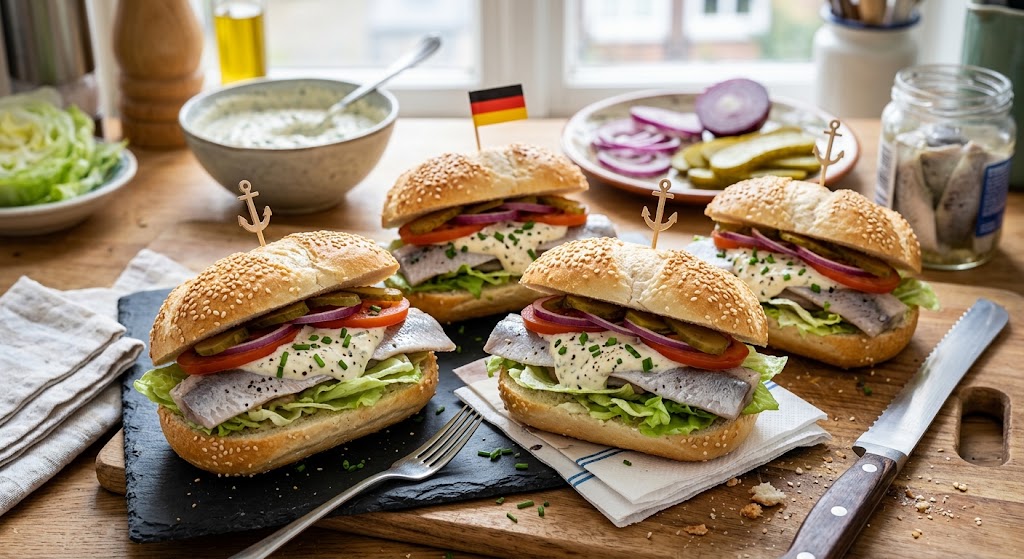 Das klassische norddeutsche Fischbrötchen, ganz einfach selbst gemacht