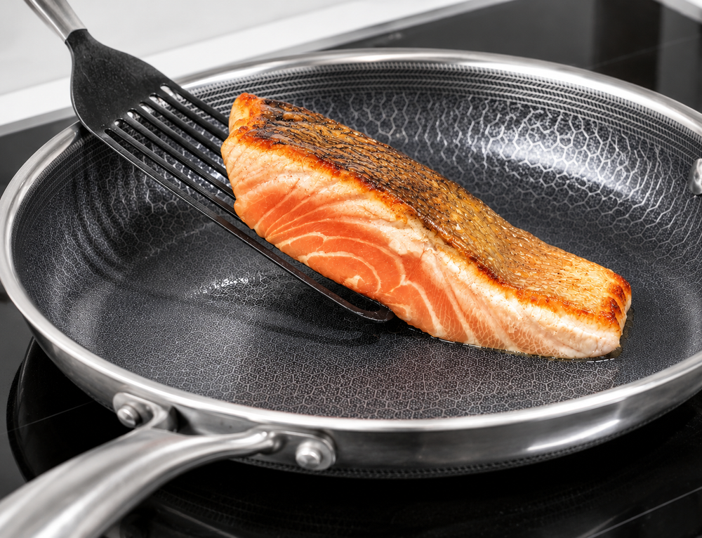 Cookinglife Wokpfanne HexaCook Hybride Pfanne ø 28 cm - NON STICK - geeignet für alle Wärmequellen - keramische Antihaftbeschichtung
