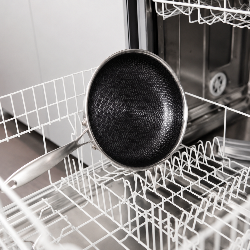 Cookinglife Wokpfanne HexaCook Hybride Pfanne ø 28 cm - NON STICK - geeignet für alle Wärmequellen - keramische Antihaftbeschichtung