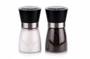 Cookinglife Pfeffer- und Salzmühlen-Set Glas Schwarz 13 cm - 2-teilig