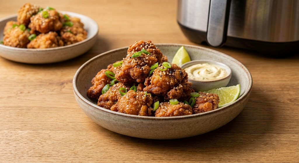 Japanisches Streetfood aus dem Airfryer, in Windeseile fertig