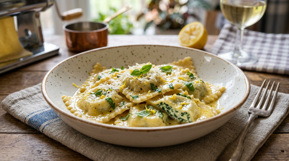 Frische Pasta so machen, wie sie sein soll: mit den eigenen Händen und einem großartigen Ergebnis.