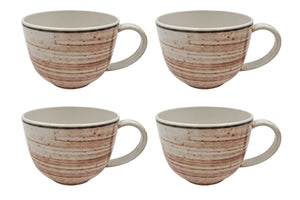 Cosy & Trendy Becher Sintra Terracotta 350 ml - 4 Stück