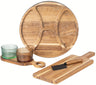 Cosy & Trendy Borrelset 6-delig - Borrelplanken & Kaasplank met Kaasmes