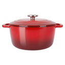 Cosy & Trendy Bräter Fontestic Traditionelle rote aus Gusseisen Ø 24 cm / 4,6 Liter – emailliert