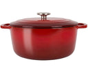 Cosy & Trendy Bräter Fontestic Traditionelle rote aus Gusseisen Ø 28 cm / 6.8 Liter – emailliert