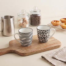 Cosy & Trendy Kaffeetassen Nikko Black 190 ml - 6 Stück