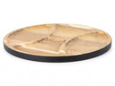 Cosy & Trendy Servierplatte mit 4 Fächern - Akazienholz - ø 29,5 cm