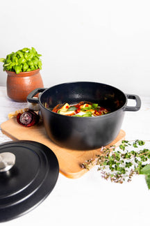 Cosy & Trendy Braadpan met deksel Fontestic Gietijzer Black - sfeerbeeld 1
