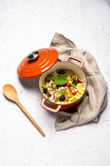 Cosy & Trendy Braadpan met deksel Fontestic Gietijzer Roest ø 28 cm / 6.8 Liter - sfeerbeeld 2