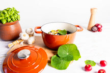 Cosy & Trendy Braadpan met deksel Fontestic Gietijzer Roest ø 28 cm / 6.8 Liter - sfeerbeeld 1