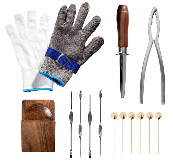 Crafts La Marée Meeresfrüchte-Set Komplett - Hummer, Austern & Jakobsmuscheln - 6-teilig