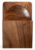 Crafts La Marée Oesterhouder - Walnotenhout - 14 x 9 cm