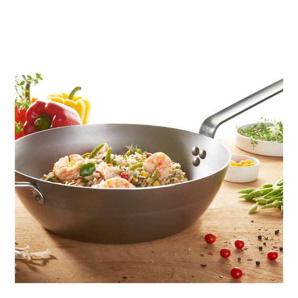 De Buyer Bratpfanne Mineral B - ø 32 cm / 5.5 Liter - ohne Antihaftbeschichtung