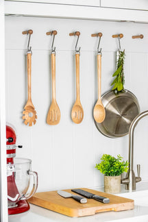 KitchenAid Pfannenwender Core Birkenholz 33 cm Braun - Spatel Kochlöffel