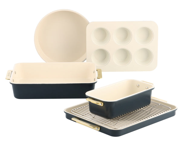 GreenPan Backset Padova Reserve Oxford Blue 6-teilig - keramische Antihaftbeschichtung