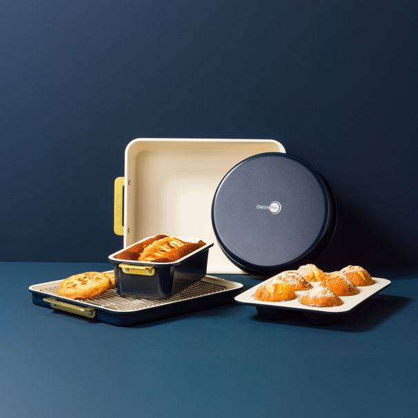 GreenPan Backset Padova Reserve Oxford Blue 6-teilig - keramische Antihaftbeschichtung