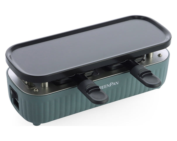 GreenPan Gourmet-Set Silhouette Connect Smokey Blue - koppelbar - keramische Antihaftbeschichtung
