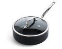 GreenPan Schmorpfanne mit Deckel Barcelona Pro Schwarz ø 24 cm / 3,4 Liter - keramische Antihaftbeschichtung