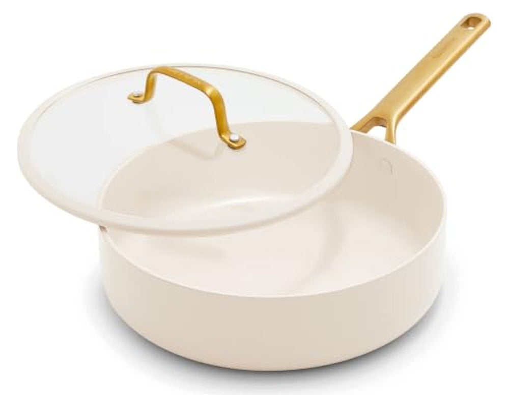 GreenPan Schmorpfanne mit Deckel Padova Reserve Pro 2.0 Cream ø 26 cm