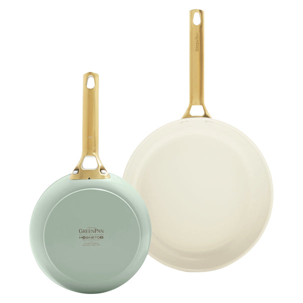 GreenPan Bratpfannenset Padova Reserve Mint Green 2-teilig - Bratpfanne ø 20 & 26 cm - keramische Antihaftbeschichtung