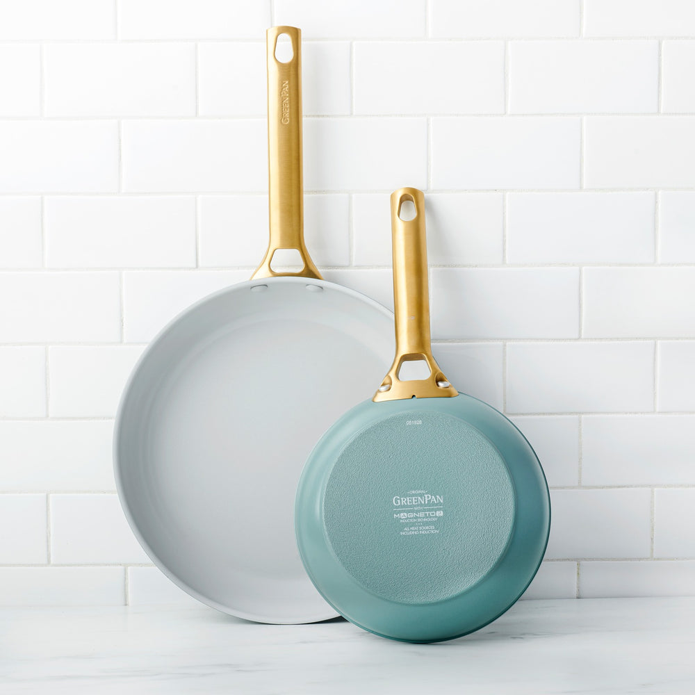 GreenPan Bratpfannenset Padova Reserve Smokey Blue ø 20 & 28 cm - Vorderansicht